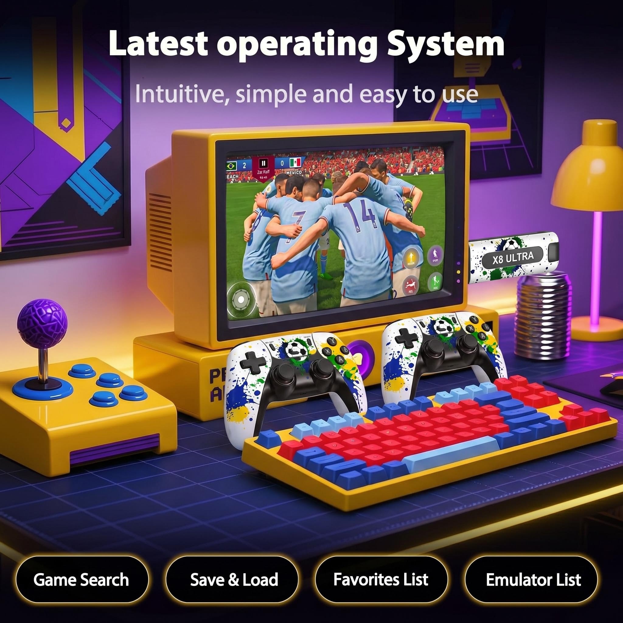 Retro-max8 , X8 Ultra Video game player