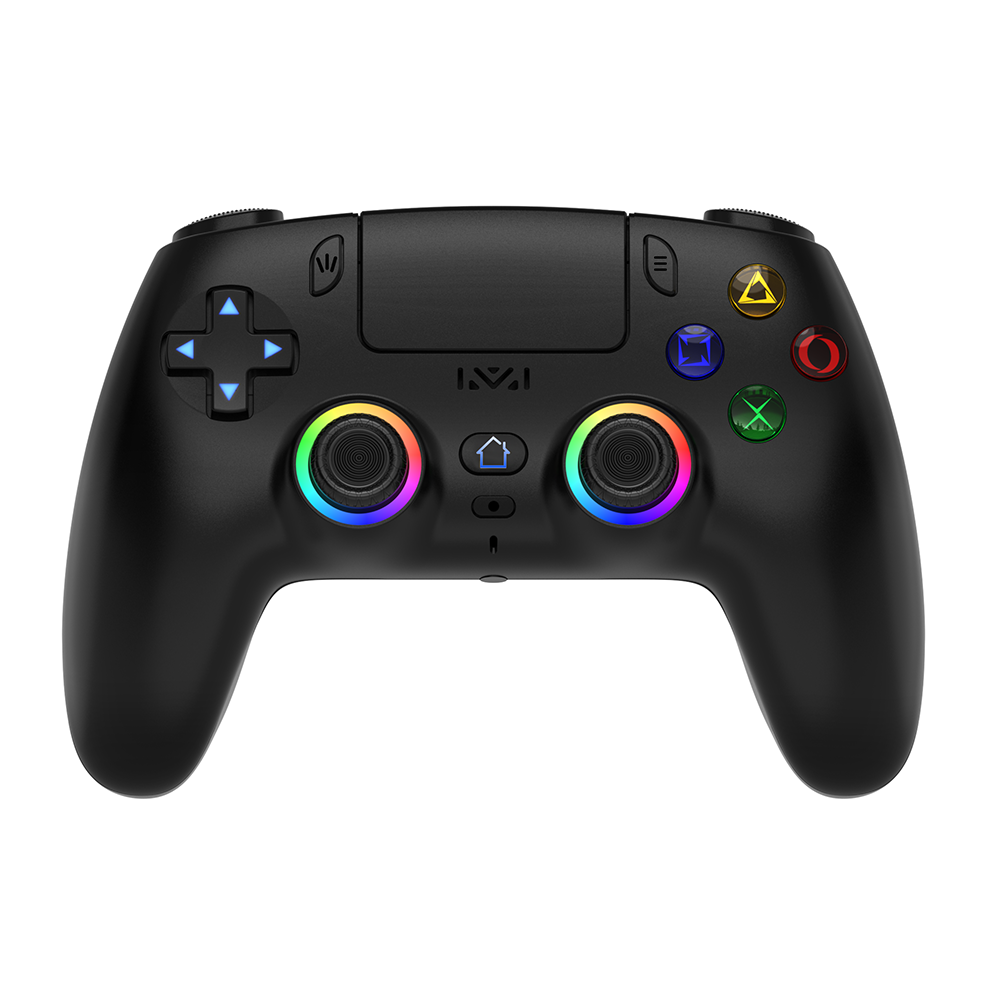 Wireless Game Controller Compatible with PS5, PC, Steam Deck - Six-Axis Gyro, Dual Vibration & Built-in Speaker