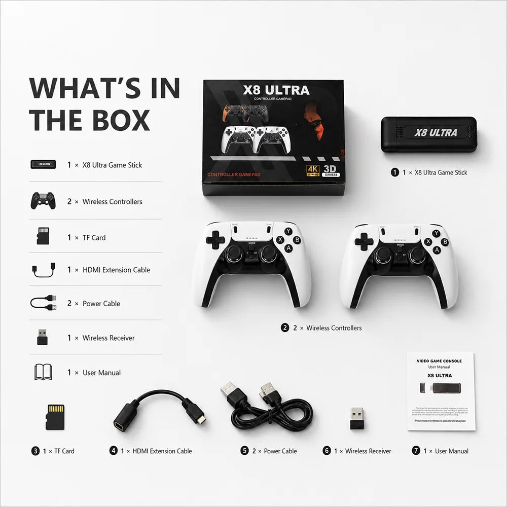 X8 Ultra All Accessories
