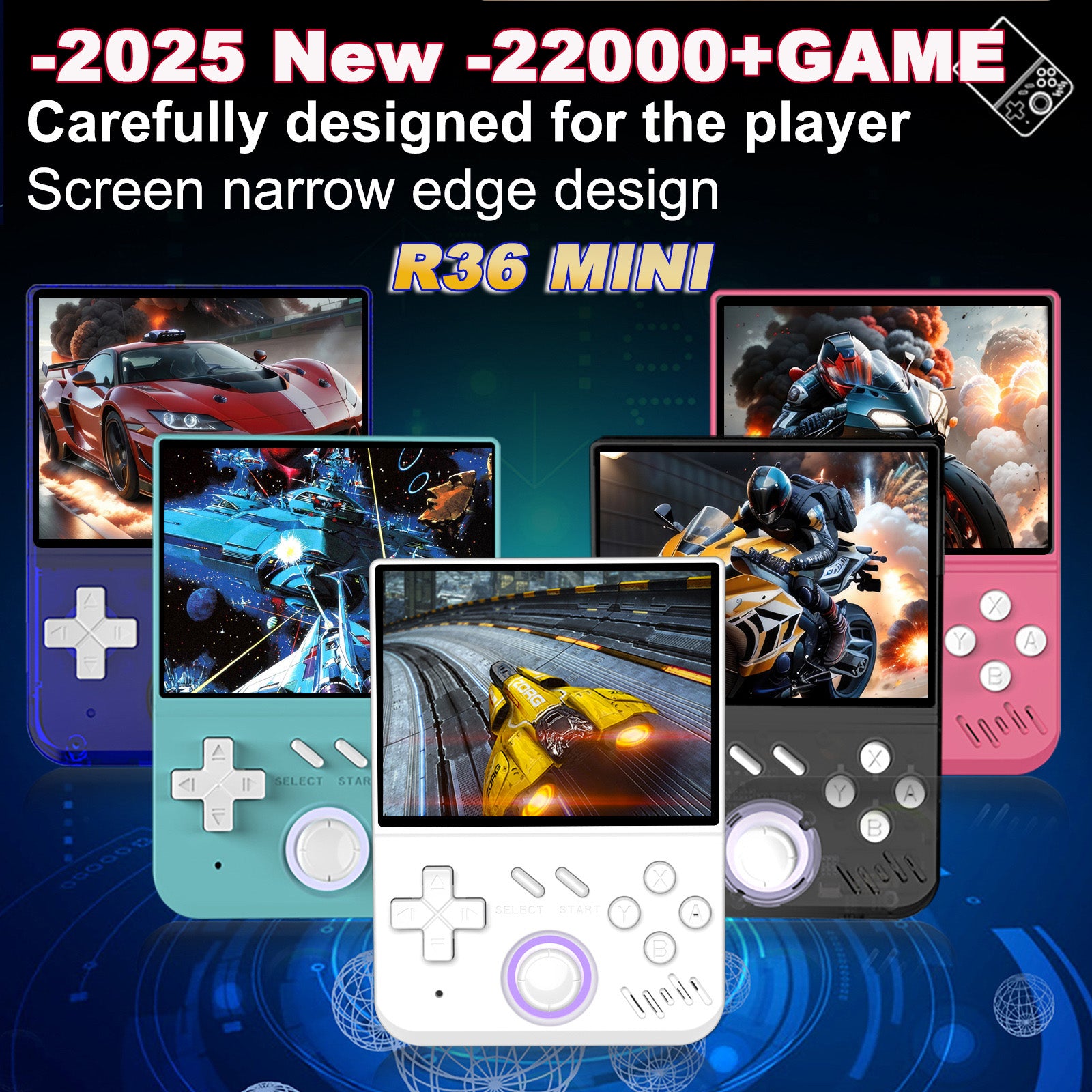 Retro-max8 R36S mini game console