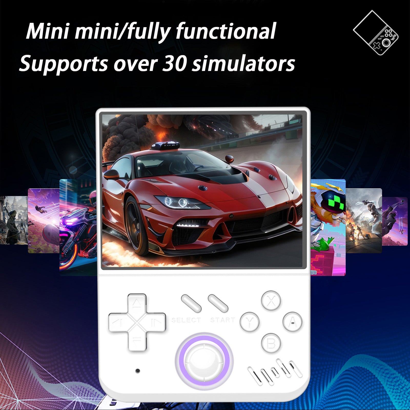 Retro-max8 R36S mini game console